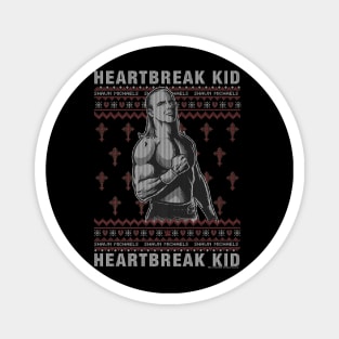 Shawn Michaels Heartbreak Kid Christmas Ugly Magnet